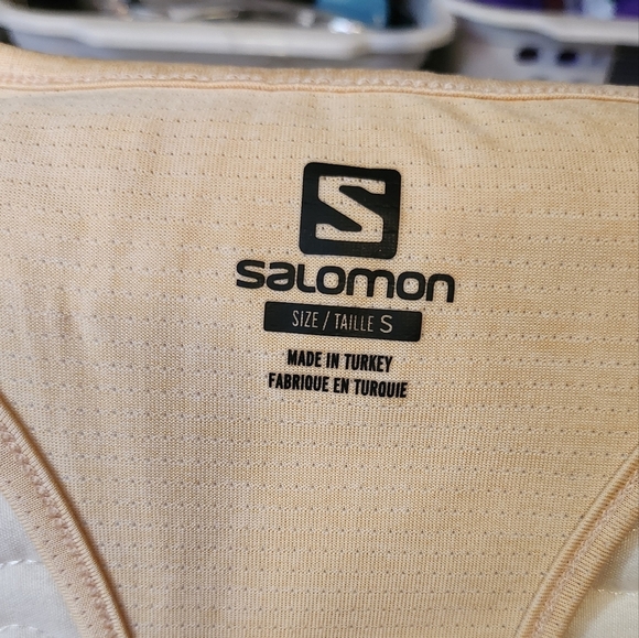 Salomon Women's Technical Tank Top Peach Size Small - Picture 4 of 7